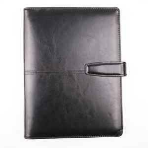 Diario di Agenda aziendale moderno personalizzato con rilegatura a fogli mobili per Notebook ricaricabile fisso con Slot per schede di nome forniture per ufficio - Product Image 2