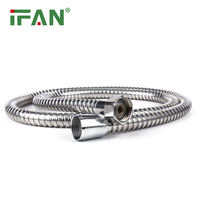 IFAN Vente en gros de tubes de douche personnalisés, tubes de douche flexibles et durables pour salle de bain, tubes de douche extensibles en acier inoxydable de 1 m/1,2 m/1,5 m
