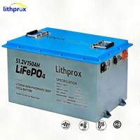 Batterie de chariot élévateur à moteur électrique 51,2 V 150 Ah à technologie LFP avancée, écologique, sans entretien pour véhicule industriel CE UL