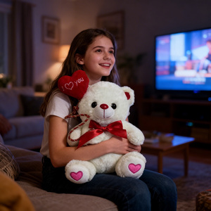 Wholesale OEM/ODM Valentine's Day Dreamy Colorful Teddy Bear Plush <b>Toy</b>, <b>Soft</b> Plush Comfortable Bear for Supplier - Product Image 2