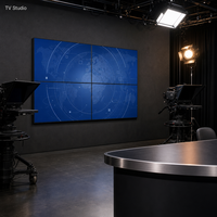 Écran de mur vidéo LCD IPS 49 pouces avec cadre de 1,8 mm pour l'épissure d'écrans, luminosité 2.1 700 cd/m² pour studio TV et diffusion en direct