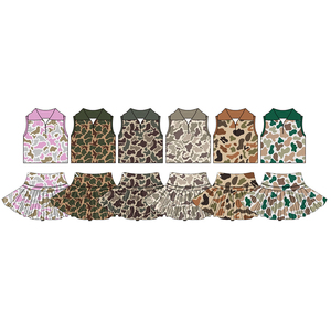 Preordine MOQ 5 Set Polo e Pantaloncini per Neonati con Stampa Animali da Caccia - Comodo Completo in 2 Pezzi per Bambini Piccoli, Vendita all'Ingrosso - Product Image 6