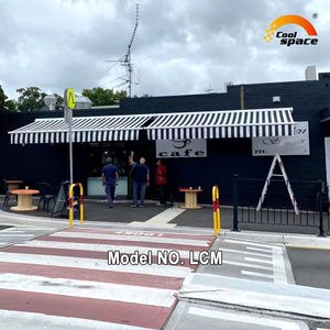 Auvent Store Banne Coffret Sur Mesure Cassette Auvent Rétractable Auvent <span class=keywords><strong>Balcon</strong></span> UV Abri extérieur - Product Image 3