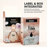 Emballage de boîte de parfum haut de gamme, holographique, sécurisé, avec estampage à chaud et gaufrage, logo personnalisé, fournisseur en gros