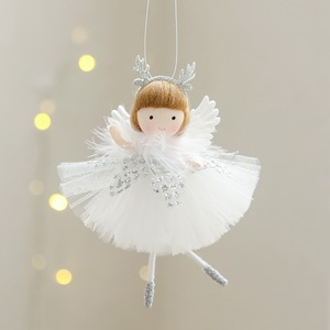 Ornements suspendus Fille Ange de Noël 2026, Pendentifs Poupées Ange pour Arbre de Noël, pour Fêtes de Noël et Nouvel An - Product Image 3