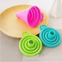 Entonnoir télescopique réutilisable en plastique de qualité alimentaire pour le versement d'huile, accessoires de cuisine, gadgets alimentaires sûrs