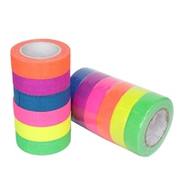 Ruban adhésif fluorescent en nylon réfléchissant résistant aux UV pour décoration de fête, brillant dans le noir