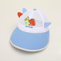 Gorra de pescador con estampado de dinosaurios para niños, sombrero con visera grande para protección solar, para niños y niñas, uso en verano
