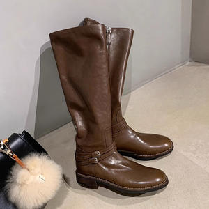 Botas de Equitación de Cuero con Logotipo Personalizado, Nueva Moda, Alta Calidad, Transpirables, Cómodas, Color y Talla Personalizables - Product Image 3