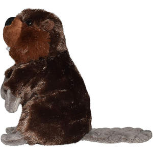 Marionnette à main en fausse fourrure <span class=keywords><strong>de</strong></span> castor marron en gros, jouet en peluche ODM, animal en peluche personnalisé, cadeaux directement <span class=keywords><strong>de</strong></span> <span class=keywords><strong>l</strong></span>'usine, marionnette d'<span class=keywords><strong>ombre</strong></span> pour enfants - Product Image 3
