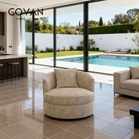 Fauteuils pivotants de style moderne, adaptés aux salons, aux zones de détente et de réception, et à un usage commercial