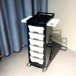 Carrito de Peluquería con Ruedas, Mueble de Salón de Belleza, Carrito Auxiliar para Peluquería - Product Image 1