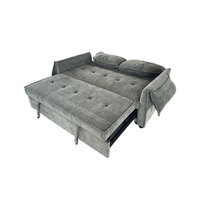 Canapé-lit vert sur mesure, simple ou double, 2 places, pliable, pour salon