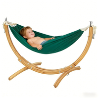 Produits de couchage portables pour bébés lit balançoire pour porter des bébés hamac en bois pour bébé avec support