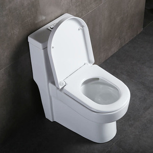 Inodoro de una pieza Aivijia 8203 con sifón, cerámico, silencioso y a prueba de olores, para casa y hotel. - Product Image 3