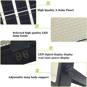 โคมไฟ LED พลังงานแสงอาทิตย์แบบพกพาชาร์จไฟได้โคมไฟ LED สำหรับกลางแจ้งฉุกเฉินชาร์จ USB ABS ร่างกายสำหรับทำงานและตั้งแคมป์ - Product Image 2