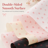 Papier d'emballage pour fleuriste biodégradable et recyclable, imprimé avec des motifs de fleurs, pour mariage, anniversaire, cadeau, bricolage