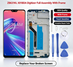 หน้าจอ LCD OEM รุ่นใหม่สำหรับ <span class=keywords><strong>Asus</strong></span> Zenfone <span class=keywords><strong>Max</strong></span> <span class=keywords><strong>Pro</strong></span> <span class=keywords><strong>M2</strong></span> <span class=keywords><strong>ZB631KL</strong></span> X01BDA พร้อมชุดจอดิจิตอลและกรอบ - Product Image 1