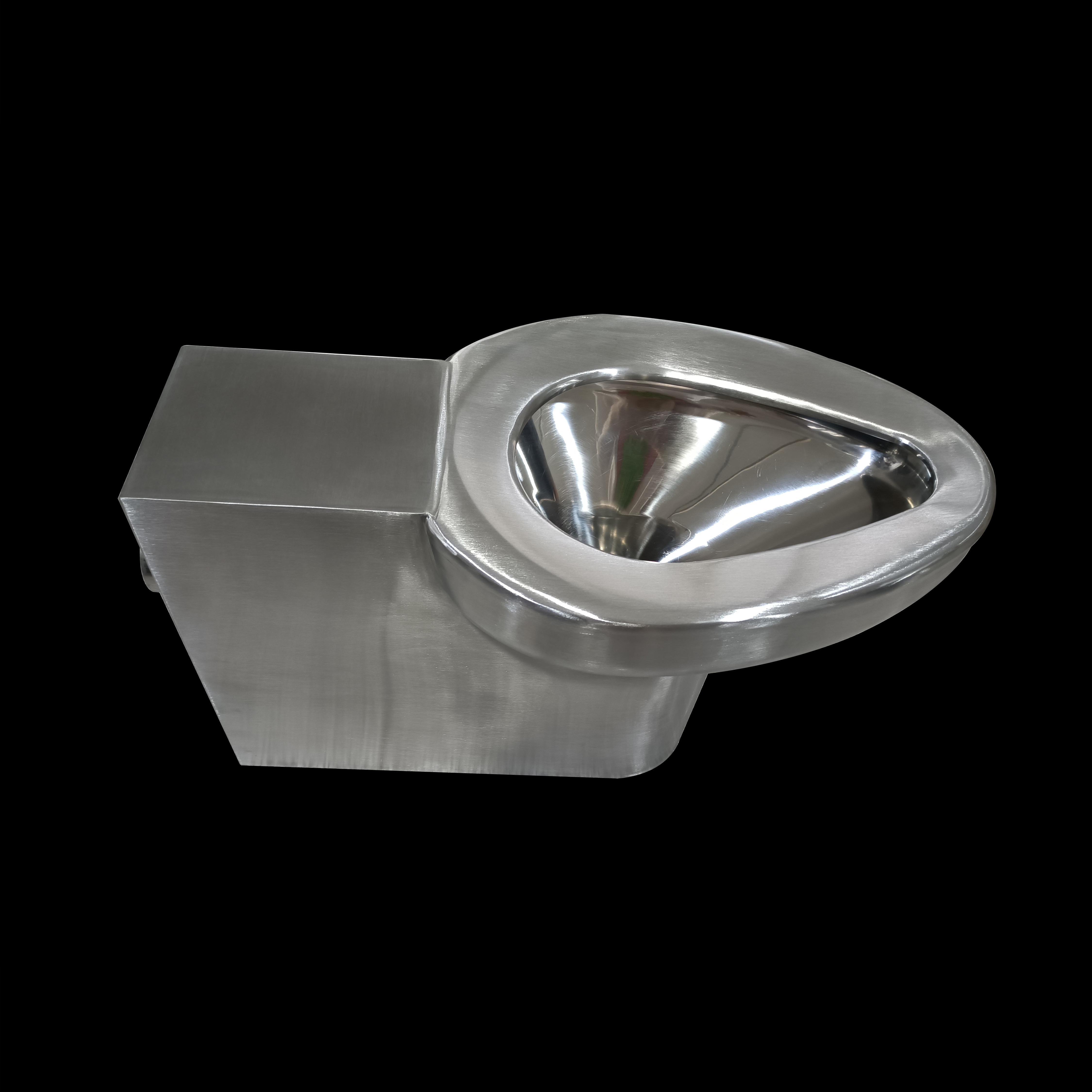 4.8L Flush One Piece Stainless Steel Prison Toilet Seat Price Stainless Steel Toilet For Army