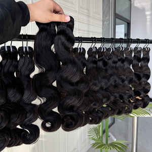 ผมมนุษย์แบบเวฟธรรมชาติ  ดูเป็นธรรมชาติ นุ่มฟู มีเท็กซ์เจอร์  แบบ Double Weft ราคาโรงงาน - Product Image 4