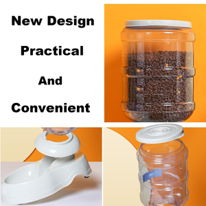 Large Capacity Eco-Friendly Portable Plastic Pet Fountain Cat Dog <b>Water</b> Drinking Manual Pet Feeder Bowls Food <b>Dispenser</b> - Product Image 4