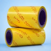 Ruban de résine de qualité supérieure jaune pour étiquetage de sachets de nourriture pour bébés Linx TT750, 55 mm x 600 m, livraison rapide mondiale