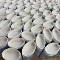 Tube ovale en papier biodégradable personnalisé pour déodorant solide, recharge de stick cosmétique, emballage de crème solaire, tube à poussoir