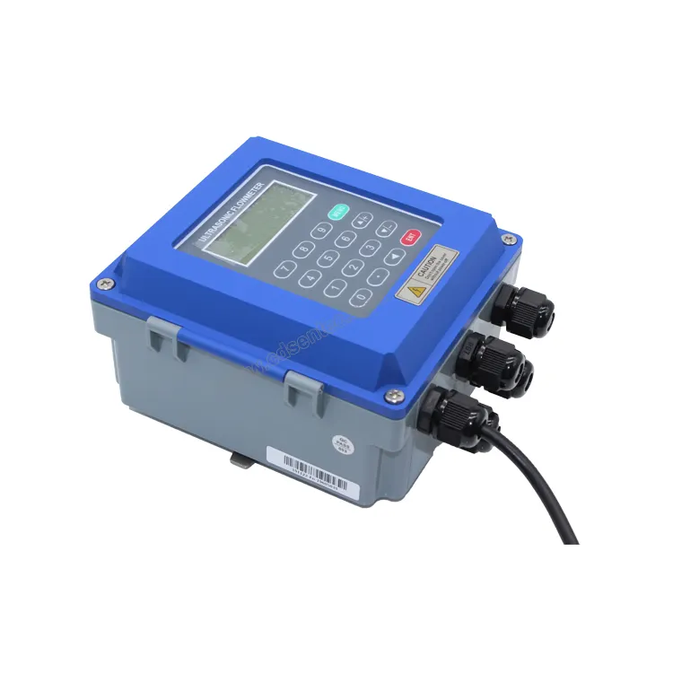 Fmu833 Fabrieksprijs Uf2000b DN32-DN1000mm 4-20ma Ultrasone Stroommeter Voor Water