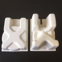 Insert moulé en pâte de bagasse biodégradable pour emballage de bouteilles d'eau, personnalisable et à conception libre, fabriqué par pressage à sec
