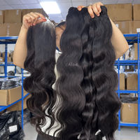 Lots de Cheveux Naturels Ondulés (Body Wave) – Cheveux Indiens Bruts 100% Humains – Couleur Naturelle – Vente en Gros de Cheveux Indiens