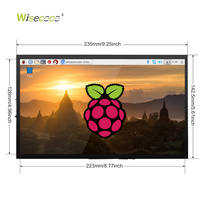 Écran tactile capacitif LCD HD IPS de 5, 7 et 10,1 pouces (1024*600) pour Raspberry Pi 3/4