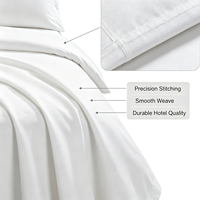Parure de lit d'hôtel en coton ChamXue, housse de couette blanche, drap plat, drap-housse, taie d'oreiller, linge de lit d'hôtel de luxe