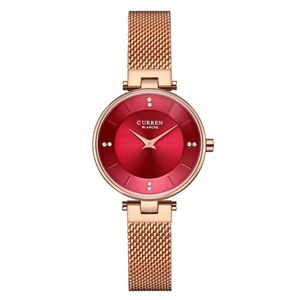 Orologio da polso da <span class=keywords><strong>donna</strong></span> classico in acciaio inossidabile con strass da <span class=keywords><strong>donna</strong></span> - Product Image 6