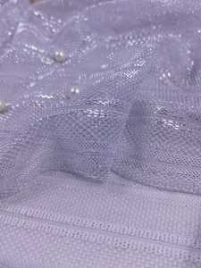 TS-E6007 bán buôn bạc kim loại <span class=keywords><strong>Jacquard</strong></span> lưới, xem qua vải tuyn vải để làm người đàn ông của phù hợp với - Product Image 5