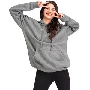 Sweat-shirt à capuche en polaire pour femme OEM, streetwear, vêtements d'extérieur, impression de logo - Product Image 4