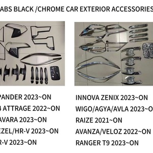 Juego completo de accesorios exteriores para coche: cubiertas de faros, manijas de puerta y embellecedores de cuenco, kit de carrocería, directo de fábrica para T9 2023 en adelante - Product Image 4