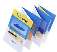 Impression de brochures/catalogues professionnels en carton avec conception personnalisée, pliage, couleur et forme sur mesure pour la promotion d'entreprise