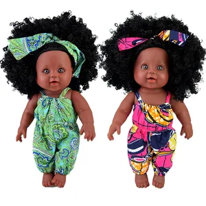 Nathaniel wholesale custom 12 inch fashion african baby dolls that look real