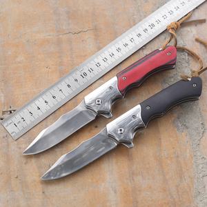 Navaja de Bolsillo Plegable de Acero de Alta Dureza, Grado Industrial, 20CM, para Defensa Personal, Multifuncional, de Madera, para Supervivencia - Product Image 2