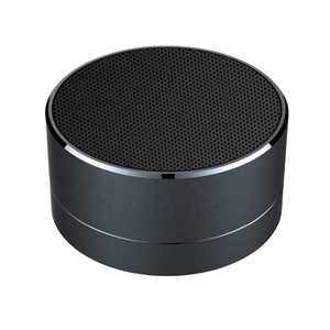 <span class=keywords><strong>S9</strong></span> S10 C6 BTS06 A10 Mini enceinte <span class=keywords><strong>DJ</strong></span> pas chère en bois de bambou (coque métallique) Petite enceinte Bluetooth portable circulaire - Product Image 2