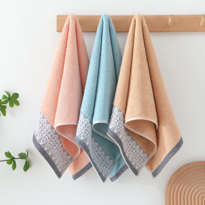 Pure Cotton Face <b>Towel</b> <b>Set</b> Quick-Dry Soft Absorbent Square Rectangle <b>Bath</b> <b>Towel</b> <b>Set</b> - Product Image 4