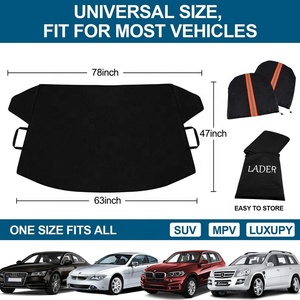 Copertura Universale per <span class=keywords><strong>Parabrezza</strong></span> <span class=keywords><strong>Auto</strong></span> in Tessuto Oxford 600D per Protezione dalla Neve - Product Image 2
