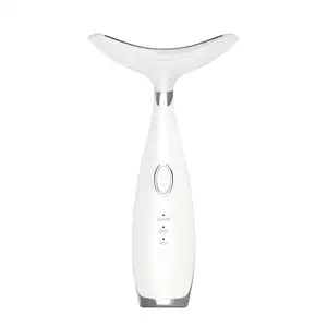 2023 New Trending Electronic Vibration Neck lift wrinkle remove Beauty Device Portable Handheld 3 in 1 skin care beauty massager