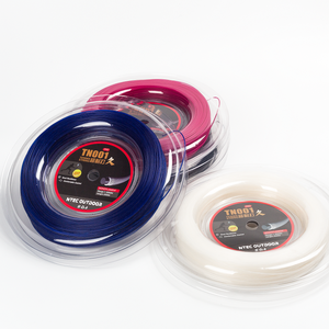 Cuerda de Tenis en Espiral NTEC TP8600 Profesional de 1.30 mm, <span class=keywords><strong>100</strong></span>% Poliéster/Nylon de Resina Japonesa, Resistente al Agua, con Logotipo OEM, Azul - Product Image 3