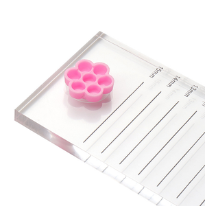 100 coupelles de colle à cils en nid d'abeille, support intelligent pour colle à cils pour extensions de cils - Product Image 4