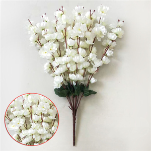 QSLHC-AF1098 Nuevo Diseño Ramo de Flores Artificiales de Flor de Cerezo para Decoración - Product Image 1