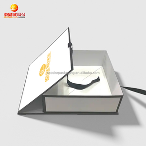 Tùy Chỉnh In Thiết Kế Logo Của Bạn Sang Trọng Giấy Cứng Nhắc Các Tông Vỏ Sò Có Thể Gập Lại Từ Đóng Cửa Hộp Quà Tặng Đóng Gói Nguồn Cung Cấp - Product Image 3