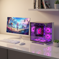 Gabinete para PC MicroATX con Panel Lateral de Vidrio Templado para Juegos, Precio al por Mayor, OEM, Pcooling