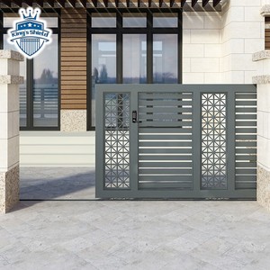 <span class=keywords><strong>Portails</strong></span> <span class=keywords><strong>coulissants</strong></span> modernes en aluminium pour cour et allée, en métal, pour maison - Product Image 6