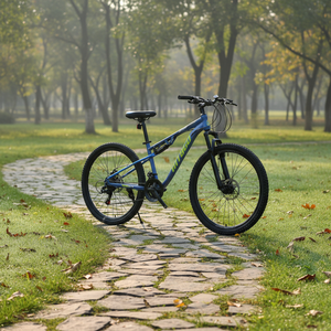 Bicicleta de Montaña MTBGO con Frenos de Disco, Cuadro de Acero de Alto Carbono, 21 Velocidades, Llanta de Aleación <span class=keywords><strong>Láser</strong></span>, Neumático 2.35 - Product Image 2